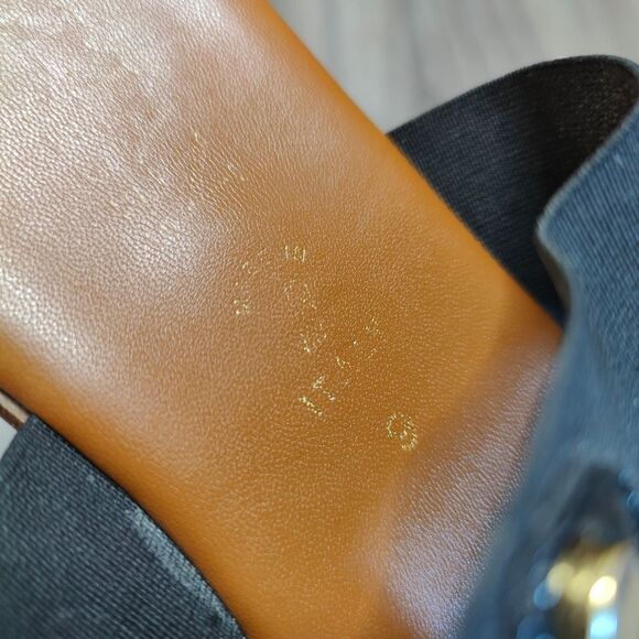 Italian Shoe Maker Slip On Stretch Band Sandals - Picture 8 of 13